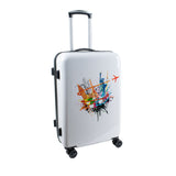 VOYAGE Hartschalenkoffer glänzend mit Motiv (Größe M)