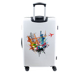 VOYAGE Hartschalenkoffer glänzend mit Motiv (Größe L)