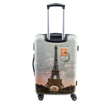 VOYAGE Hartschalenkoffer glänzend mit Motiv (Größe M)