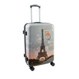 VOYAGE Hartschalenkoffer glänzend mit Motiv (Größe M)