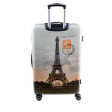 VOYAGE Hartschalenkoffer glänzend mit Motiv (Größe L)