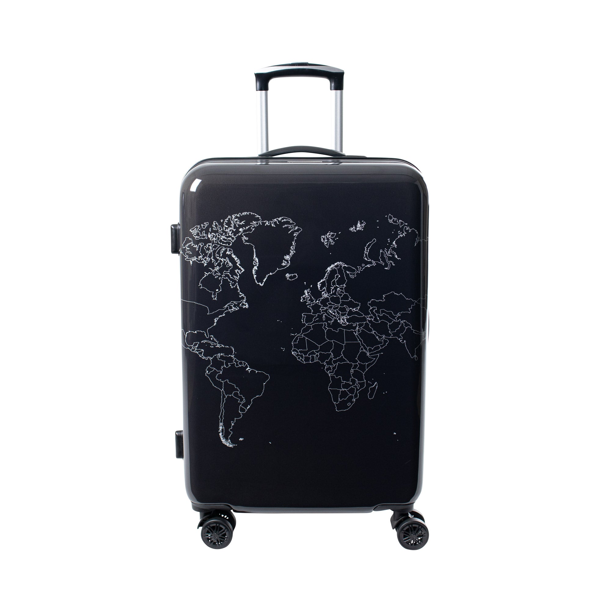 VOYAGE Hartschalenkoffer glänzend mit Motiv (Größe M)