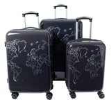 VOYAGE 3-tlg. Hartschalenkoffer Set mit Motiv